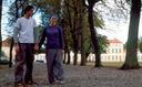 Walking the palace grounds with no one else in sight.